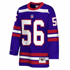 Lawrence Taylor New York Giants Youth Hockey Fashion Jersey - Royal - Mitchell & Ness