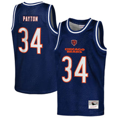 Walter Payton Chicago Bears Youth Retired Player NFL Basketball Fashion Jersey - Navy - Mitchell & Ness