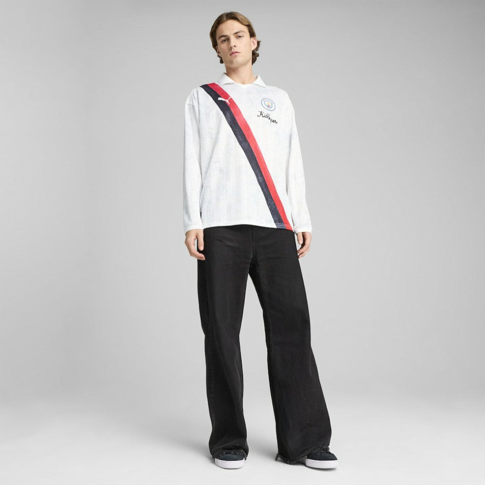 Puma - Manchester City x KidSuper 2025 FIFA Club World Cup Retro Long Sleeve T-Shirt - White