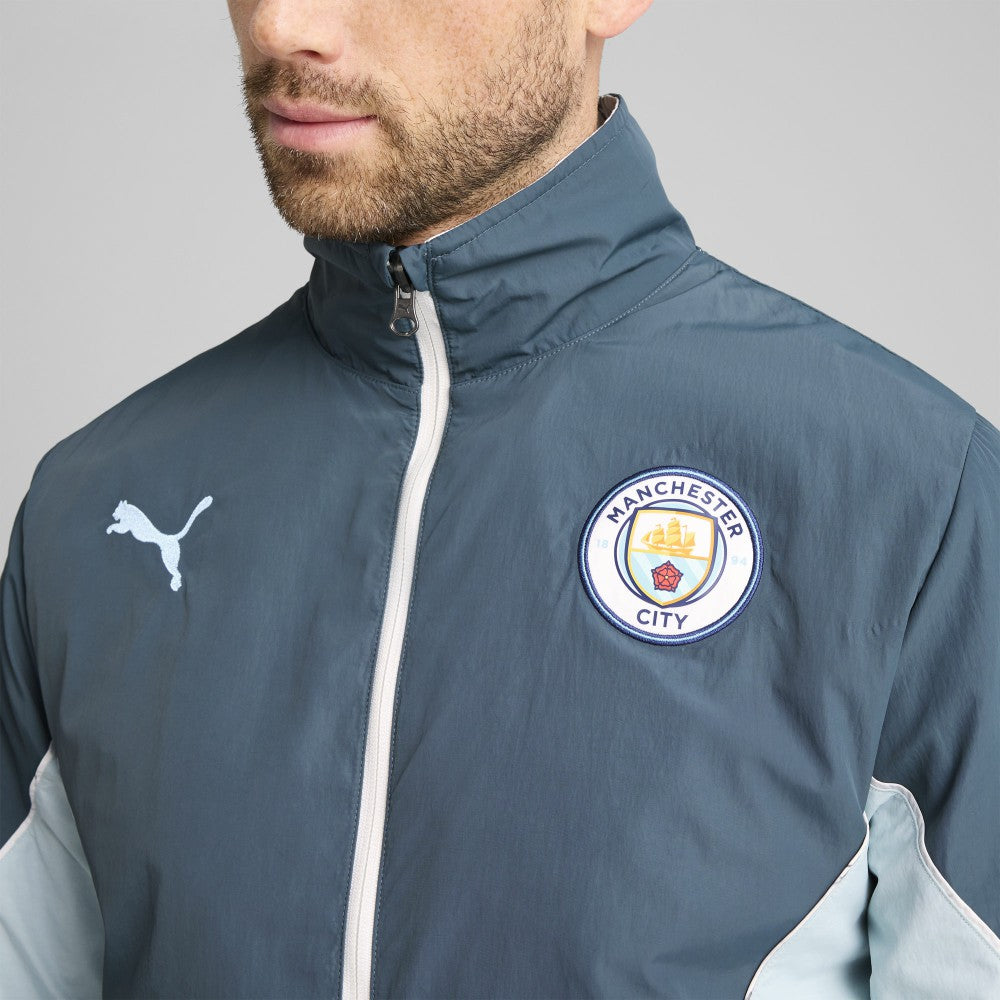 Puma - Manchester City x KidSuper 2025 FIFA Club World Cup Reversible Full-Zip Jacket - Gray