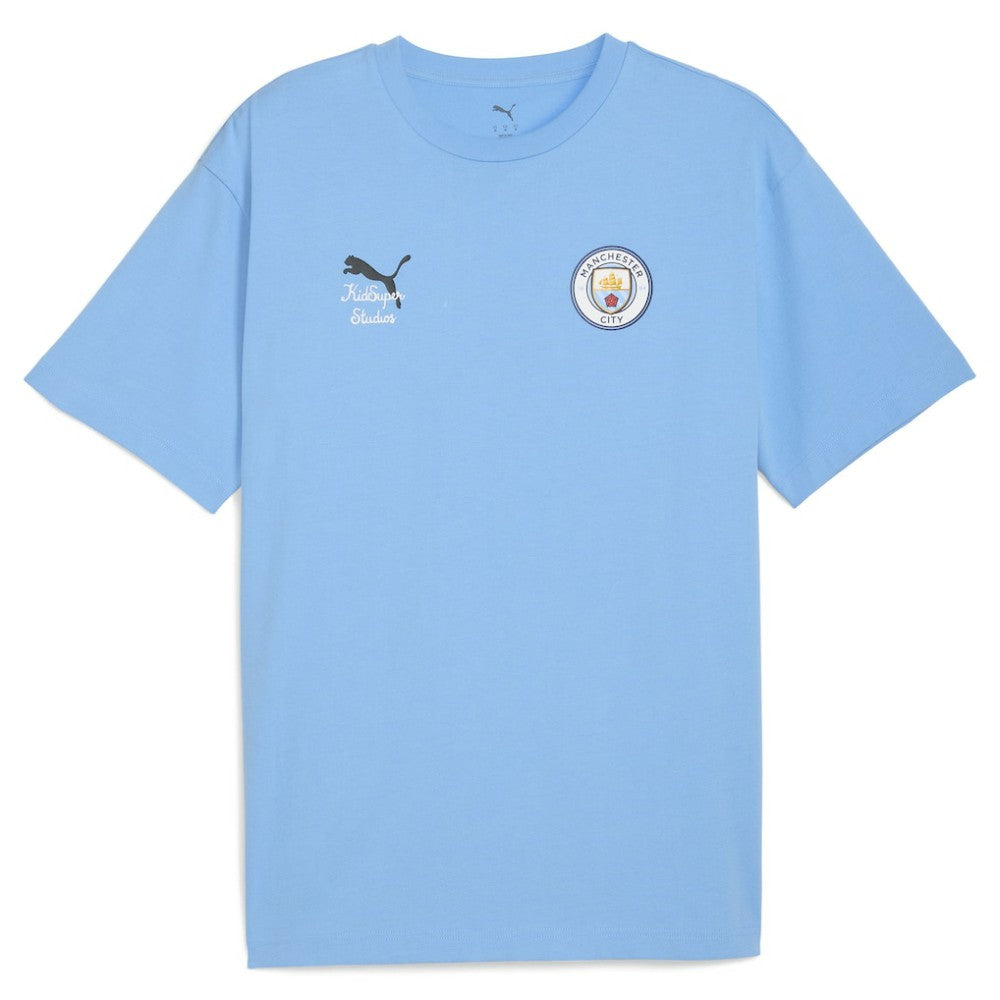 Puma - Manchester City x KidSuper 2025 FIFA Club World Cup Graphic T-Shirt - Light Blue