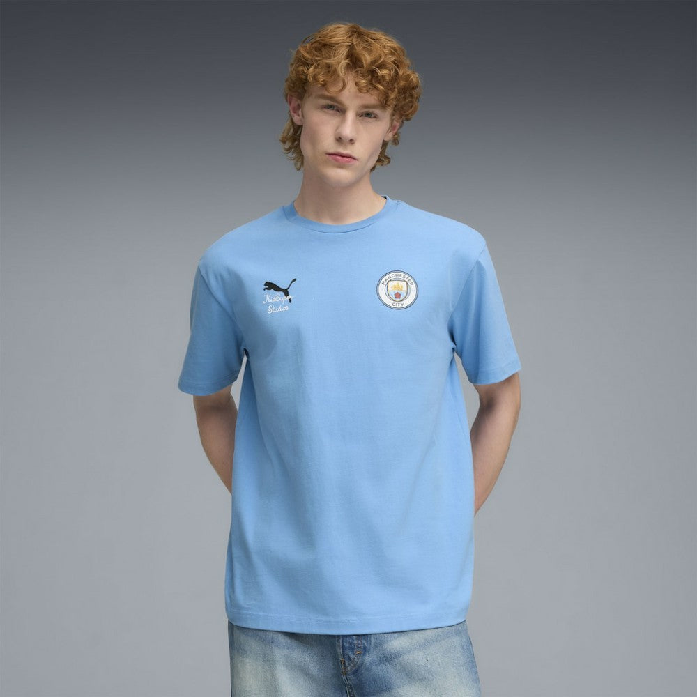 Puma - Manchester City x KidSuper 2025 FIFA Club World Cup Graphic T-Shirt - Light Blue