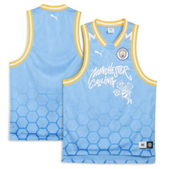 Puma - Manchester City 2025 FIFA Club World Cup dryCELL Basketball Jersey - Light Blue