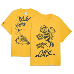Puma - Manchester City 2025 FIFA Club World Cup Hoops T-Shirt - Yellow