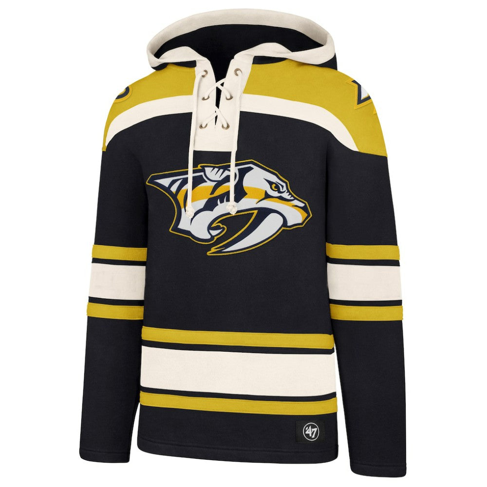 Nashville Predators '47 Superior Lacer Hoodie - Black | 47 brand near me