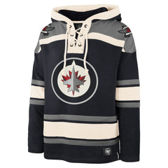 Winnipeg Jets '47 Superior Lacer Hoodie - Navy | 47 brand discount