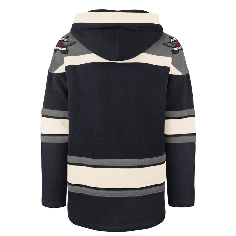 Winnipeg Jets '47 Superior Lacer Hoodie - Navy | 47 brand discount