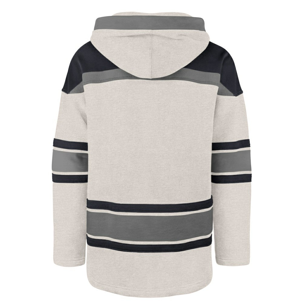 Winnipeg Jets '47 Rockaway Lacer Pullover Hoodie - Oatmeal | 47 brand discount