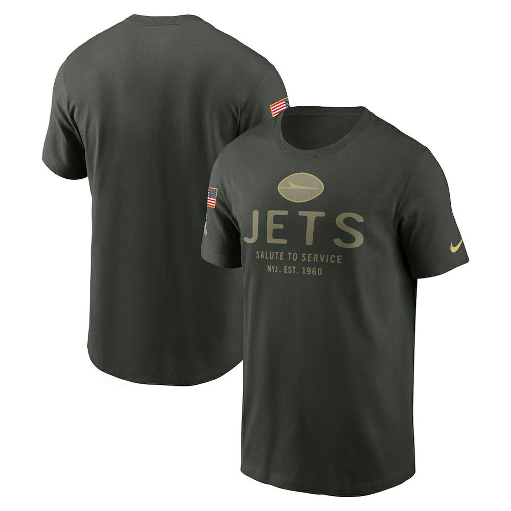 New York Jets 2025 Salute to Service Sideline Primary Edge Dri-FIT T-Shirt - Forest Green - Nike