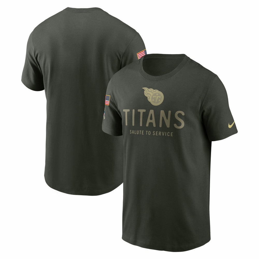 Tennessee Titans 2025 Salute to Service Sideline Primary Edge Dri-FIT T-Shirt - Forest Green - Nike