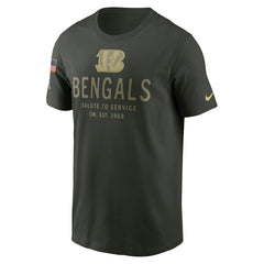 Cincinnati Bengals 2025 Salute to Service Sideline Primary Edge Dri-FIT T-Shirt - Forest Green - Nike