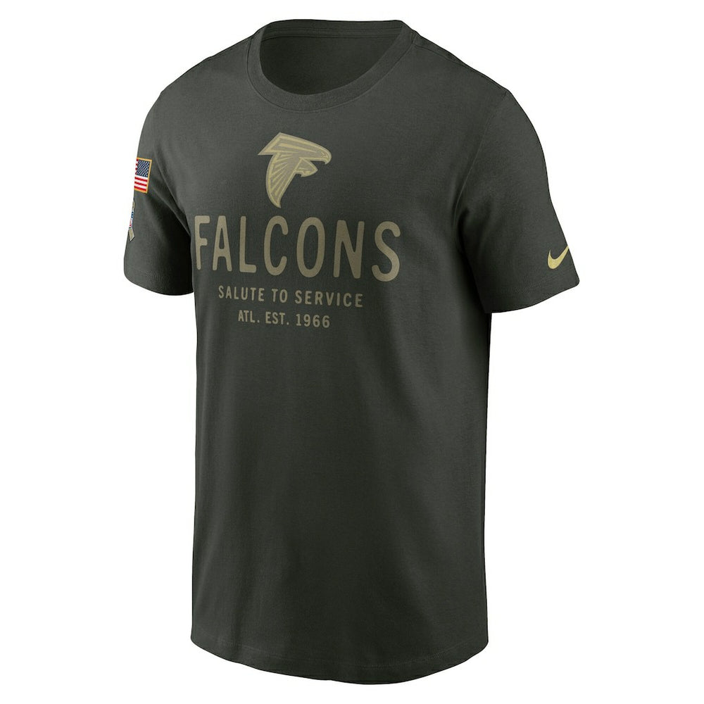 Atlanta Falcons 2025 Salute to Service Sideline Primary Edge Dri-FIT T-Shirt - Forest Green - Nike