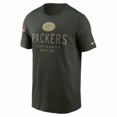 Green Bay Packers 2025 Salute to Service Sideline Primary Edge Dri-FIT T-Shirt - Forest Green - Nike