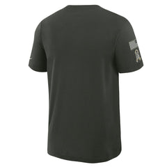 Chicago Bears 2025 Salute to Service Sideline Slub Dri-FIT T-Shirt - Dark Green - Nike