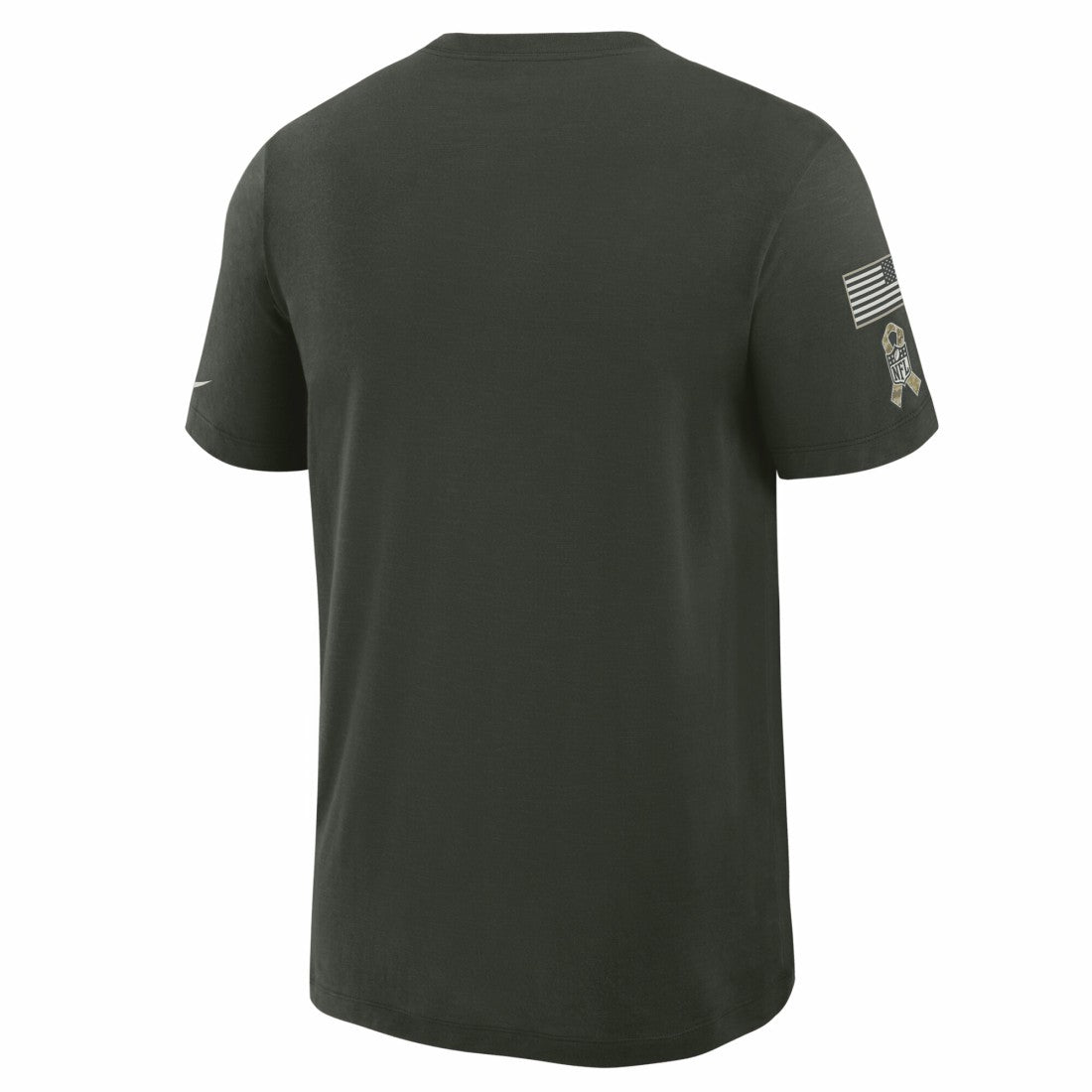 Detroit Lions 2025 Salute to Service Sideline Slub Dri-FIT T-Shirt - Dark Green - Nike