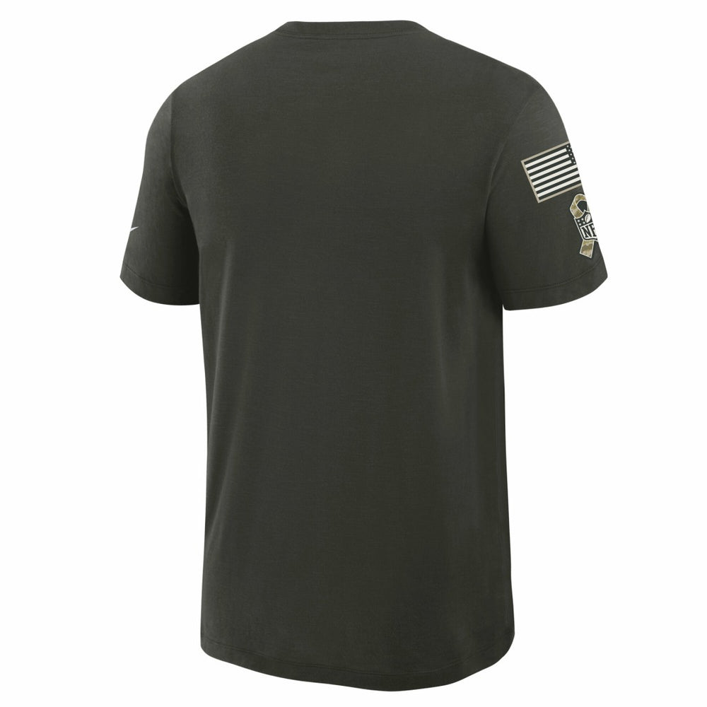 Green Bay Packers 2025 Salute to Service Sideline Slub Dri-FIT T-Shirt - Forest Green - Nike