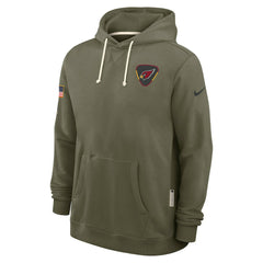 Arizona Cardinals 2025 Salute to Service Sideline Standard Issue Dri-FIT Hoodie - Olive - Nike