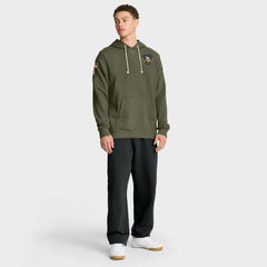 Minnesota Vikings 2025 Salute to Service Sideline Standard Issue Dri-FIT Hoodie - Olive - Nike