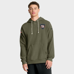 New York Giants 2025 Salute to Service Sideline Standard Issue Dri-FIT Hoodie - Olive - Nike