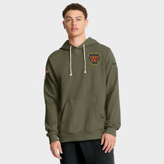 Washington Commanders 2025 Salute to Service Sideline Standard Issue Dri-FIT Hoodie - Olive - Nike