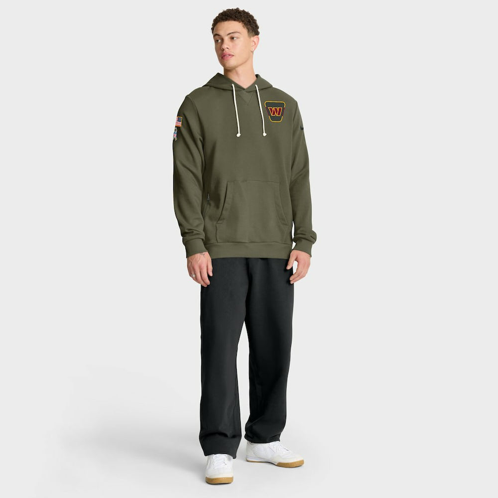 Washington Commanders 2025 Salute to Service Sideline Standard Issue Dri-FIT Hoodie - Olive - Nike