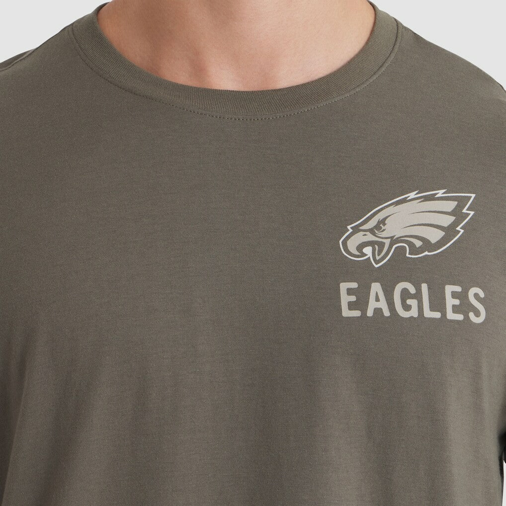 Philadelphia Eagles 2025 Salute to Service Sideline Long Sleeve T-Shirt - Olive - Nike