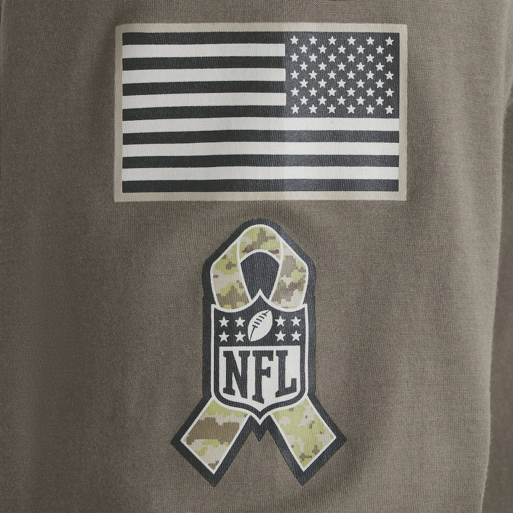 Pittsburgh Steelers 2025 Salute to Service Sideline Long Sleeve T-Shirt - Olive - Nike