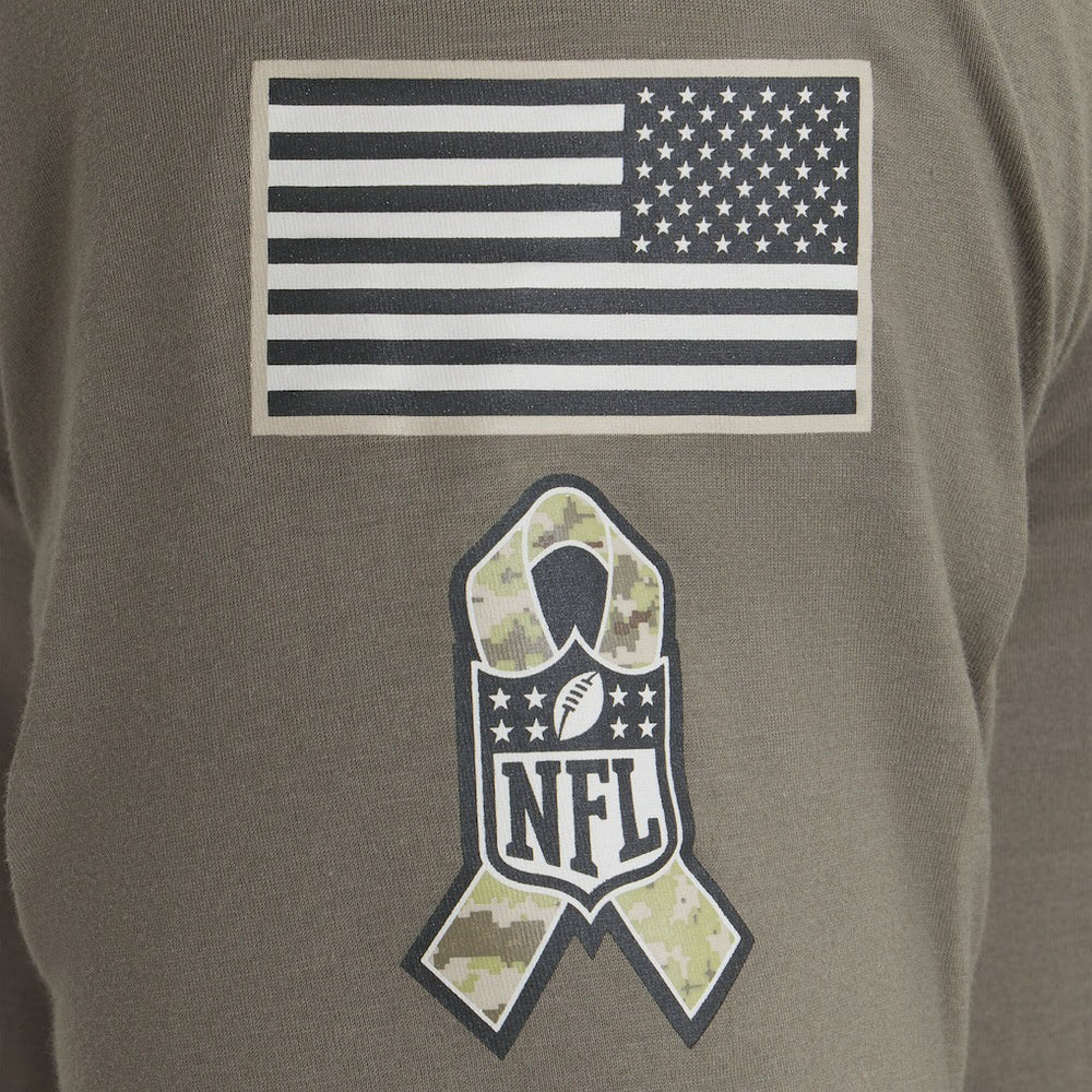 Arizona Cardinals 2025 Salute to Service Sideline Long Sleeve T-Shirt - Olive - Nike