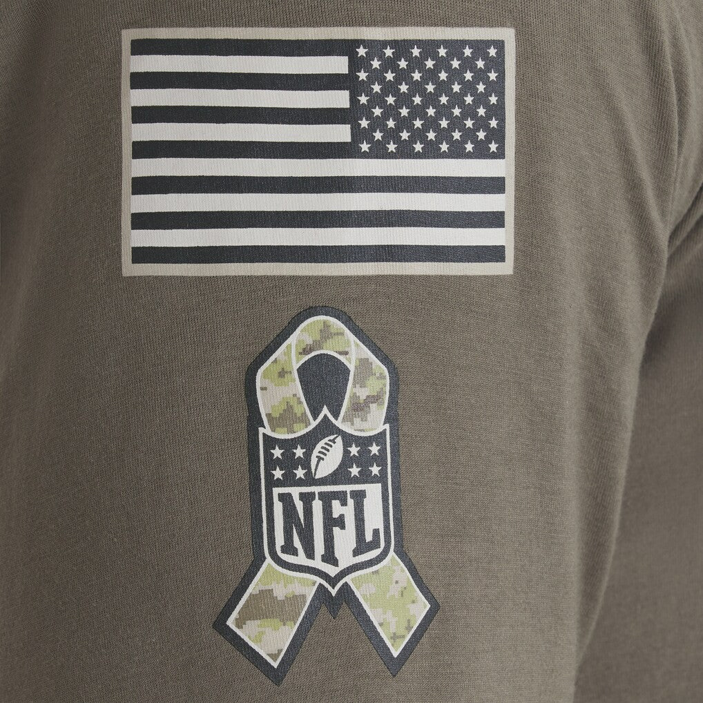 Baltimore Ravens 2025 Salute to Service Sideline Long Sleeve T-Shirt - Olive - Nike