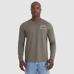 Buffalo Bills 2025 Salute to Service Sideline Long Sleeve T-Shirt - Olive - Nike