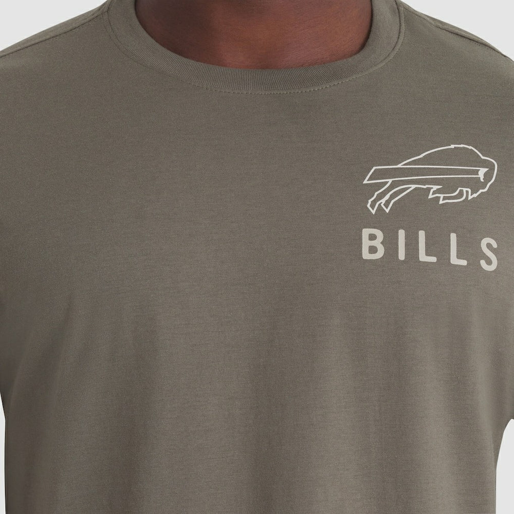 Buffalo Bills 2025 Salute to Service Sideline Long Sleeve T-Shirt - Olive - Nike