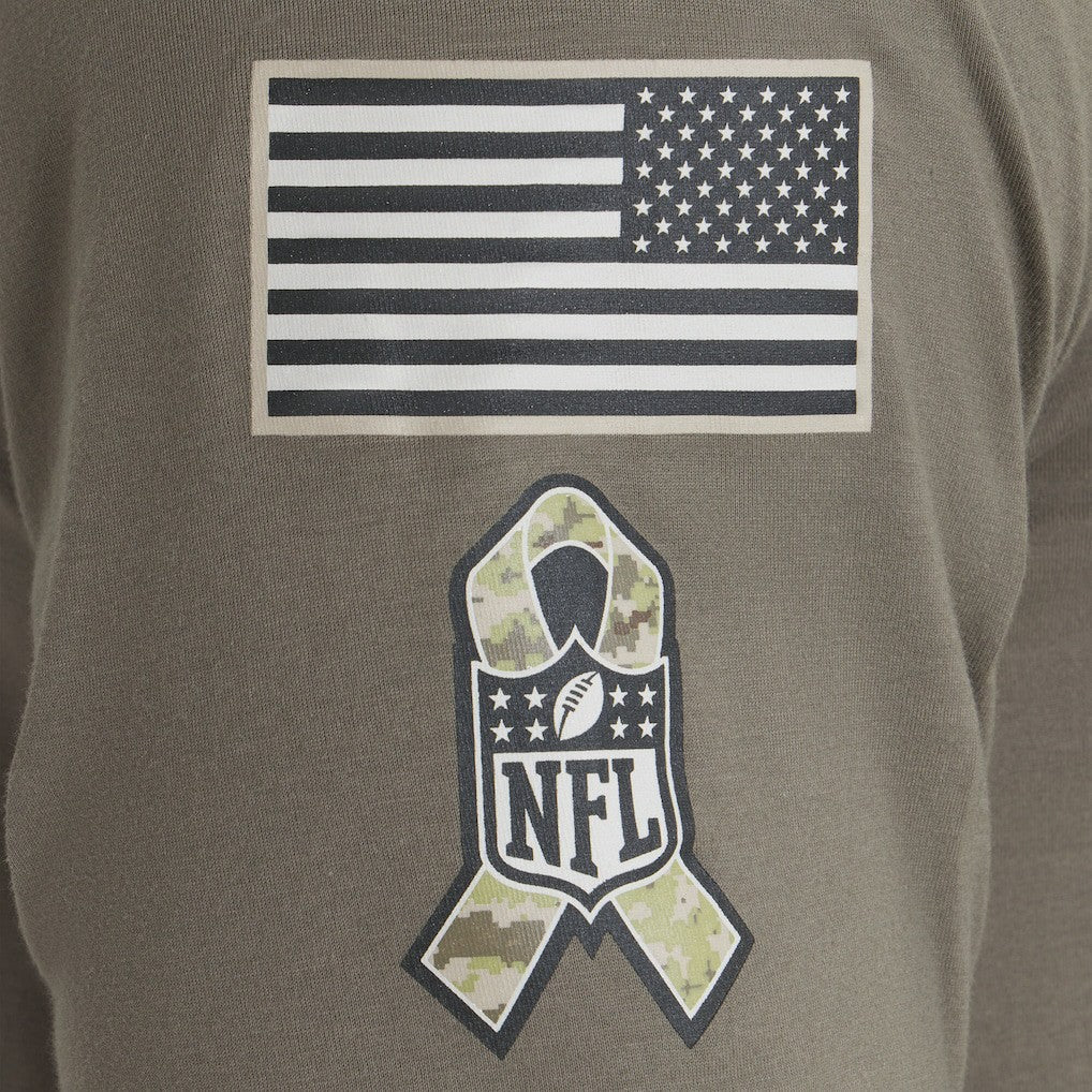Buffalo Bills 2025 Salute to Service Sideline Long Sleeve T-Shirt - Olive - Nike