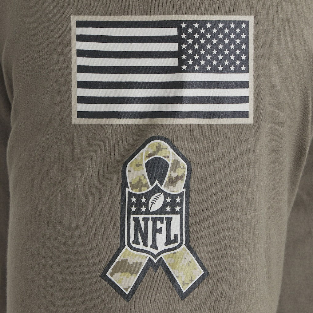 Chicago Bears 2025 Salute to Service Sideline Long Sleeve T-Shirt - Olive - Nike