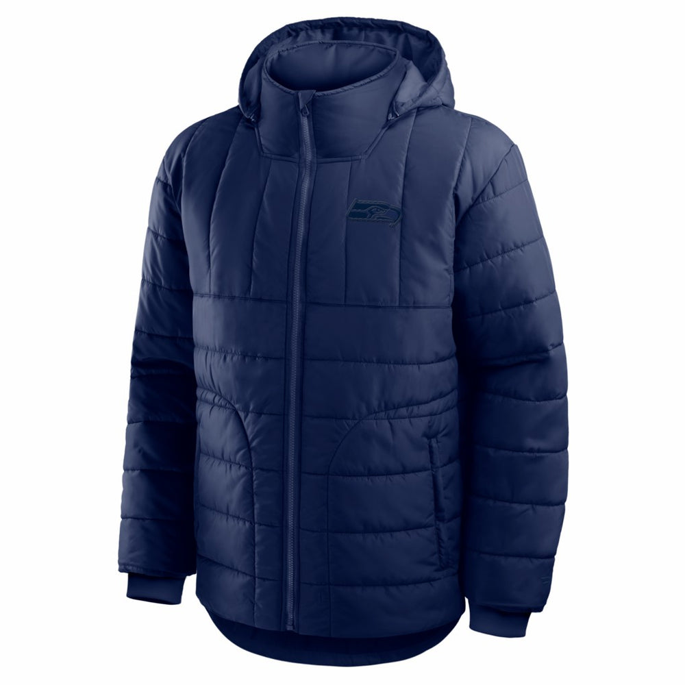 Seattle Seahawks Full-Zip Hooded Jacket - College Navy - Fanatics