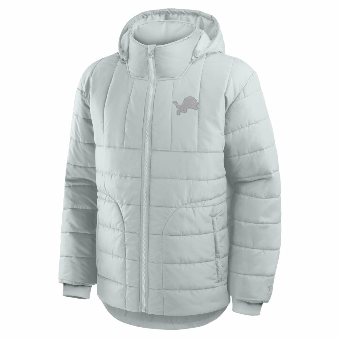 Detroit Lions Full-Zip Hooded Jacket - Gray - Fanatics