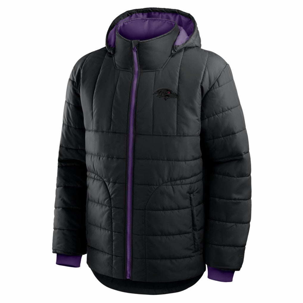 Baltimore Ravens Full-Zip Hooded Jacket - Black - Fanatics
