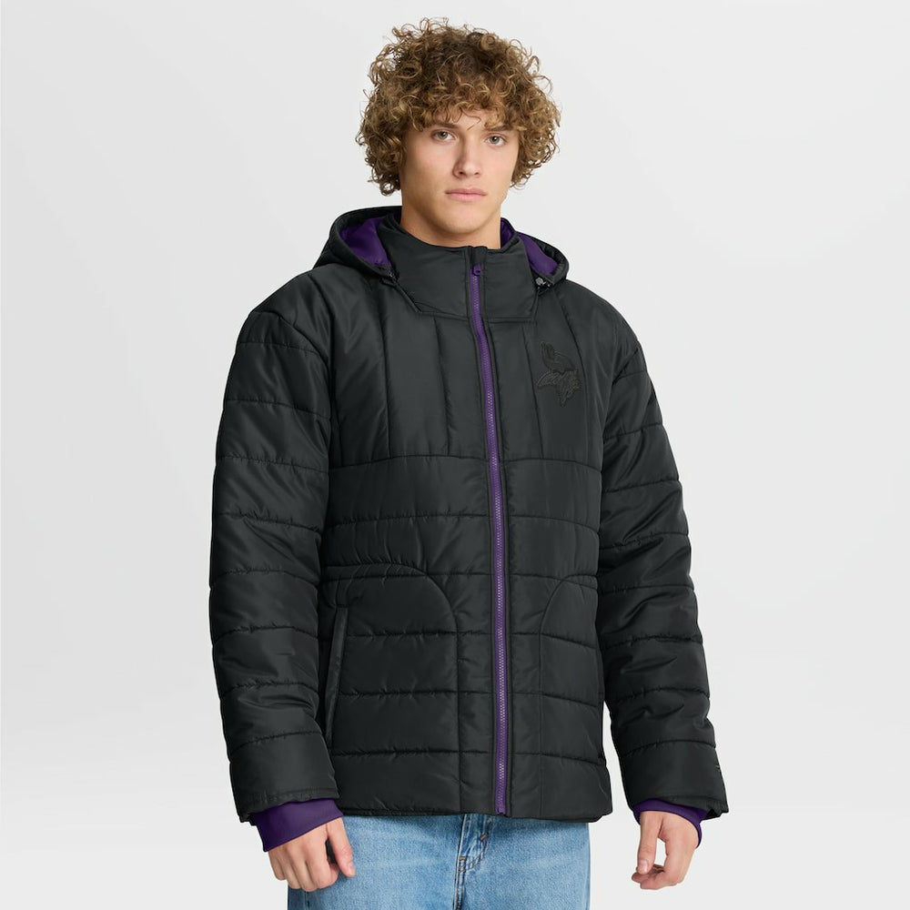 Minnesota Vikings Full-Zip Hooded Jacket - Black - Fanatics