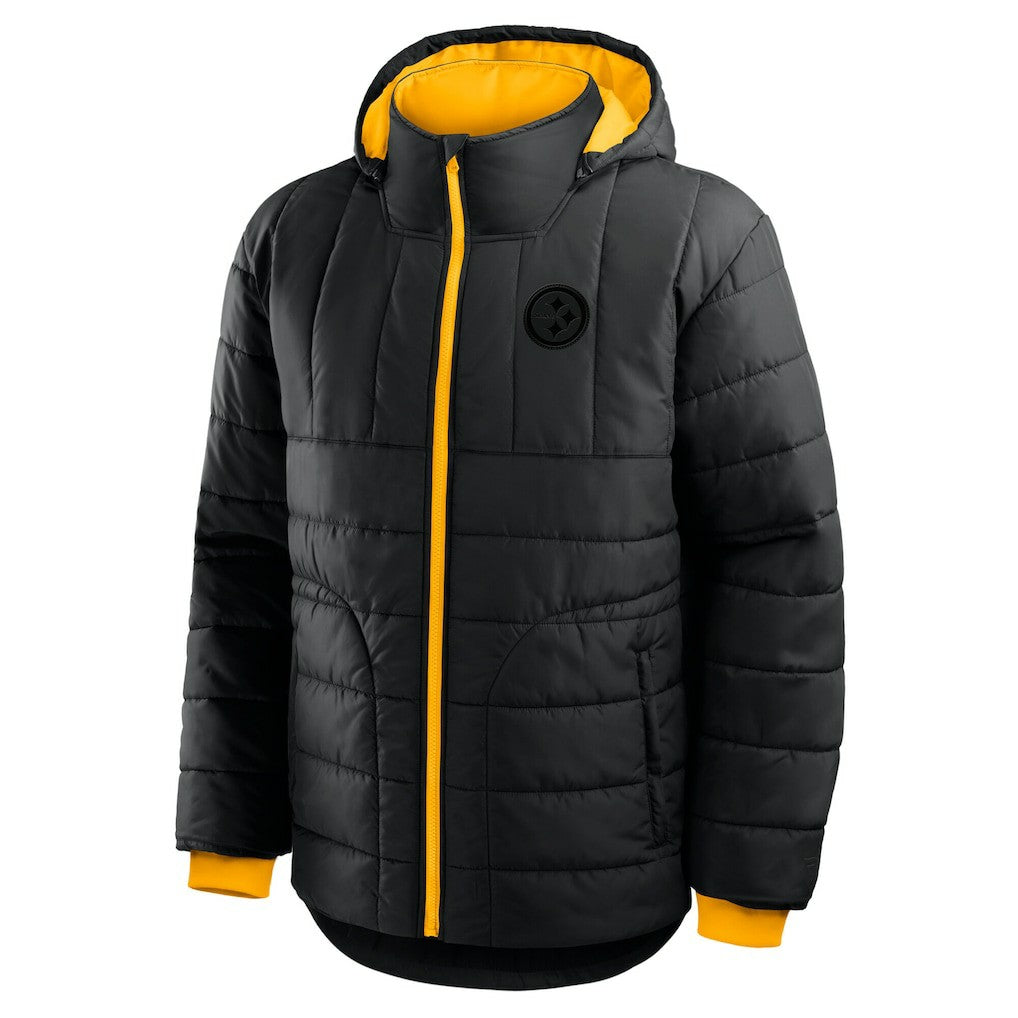 Pittsburgh Steelers Full-Zip Hooded Jacket - Black - Fanatics