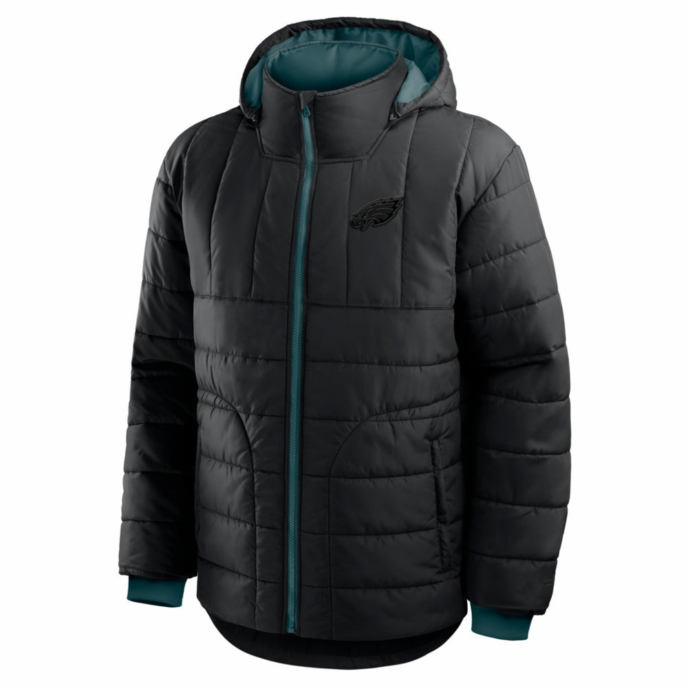 Philadelphia Eagles Full-Zip Hooded Jacket - Black - Fanatics