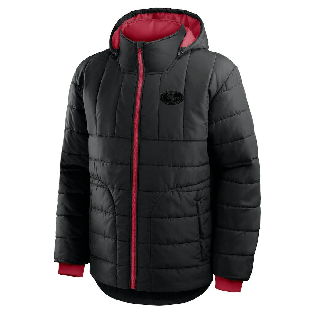 San Francisco 49ers Full-Zip Hooded Jacket - Black - Fanatics