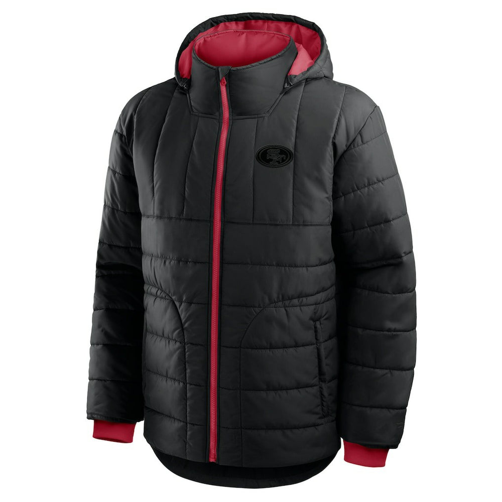San Francisco 49ers Full-Zip Hooded Jacket - Black - Fanatics