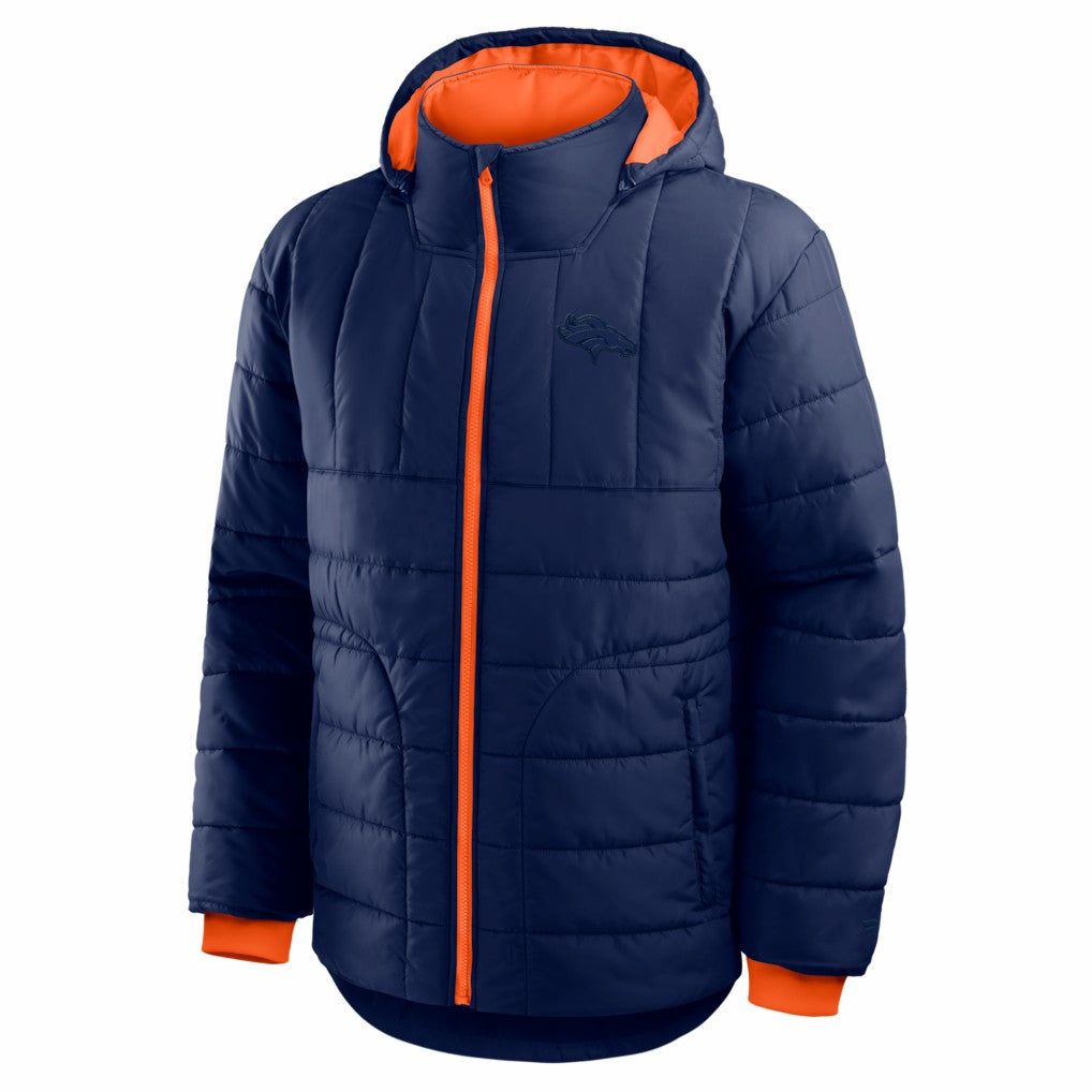 Denver Broncos Full-Zip Hooded Jacket - Navy - Fanatics
