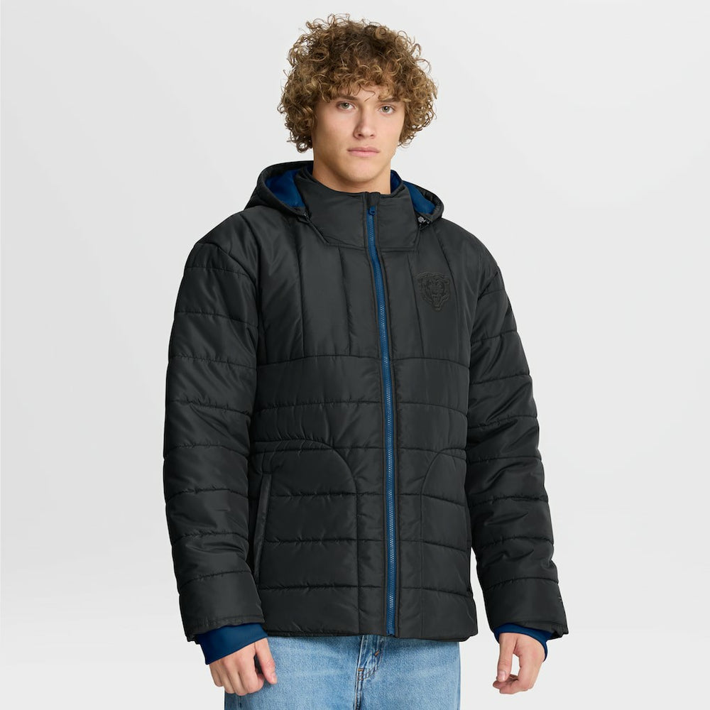 Chicago Bears Full-Zip Hooded Jacket - Black - Fanatics