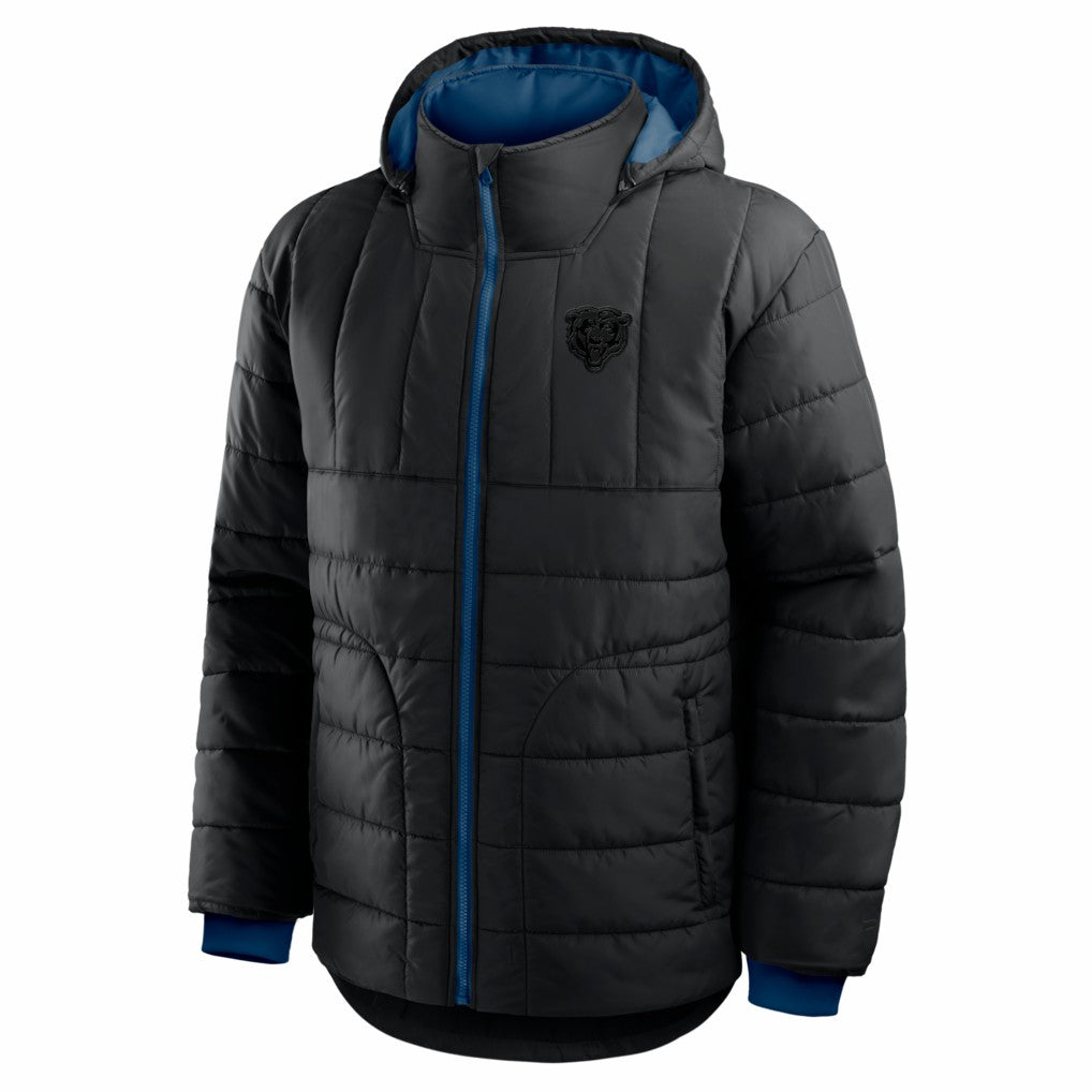 Chicago Bears Full-Zip Hooded Jacket - Black - Fanatics