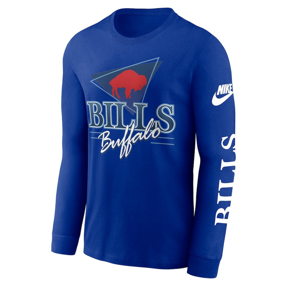 Buffalo Bills Rewind Long Sleeve T-Shirt - Royal - Nike