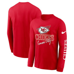 Kansas City Chiefs Rewind Long Sleeve T-Shirt - Red - Nike