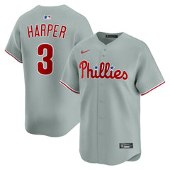 Bryce Harper Philadelphia Phillies Nike Road Limited Player Jersey Near Me