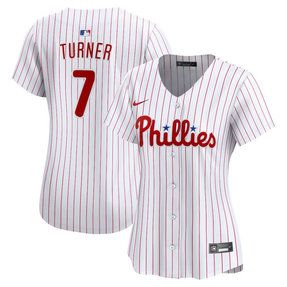 Trea Turner Philadelphia Phillies Nike Women's Home Limited Player Jersey Outlet