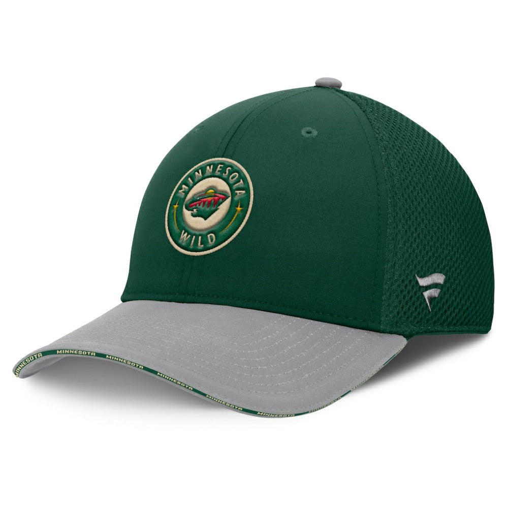 Minnesota Wild Fanatics Fundamentals Span Flex Hat - Green | Fanatics Clearance