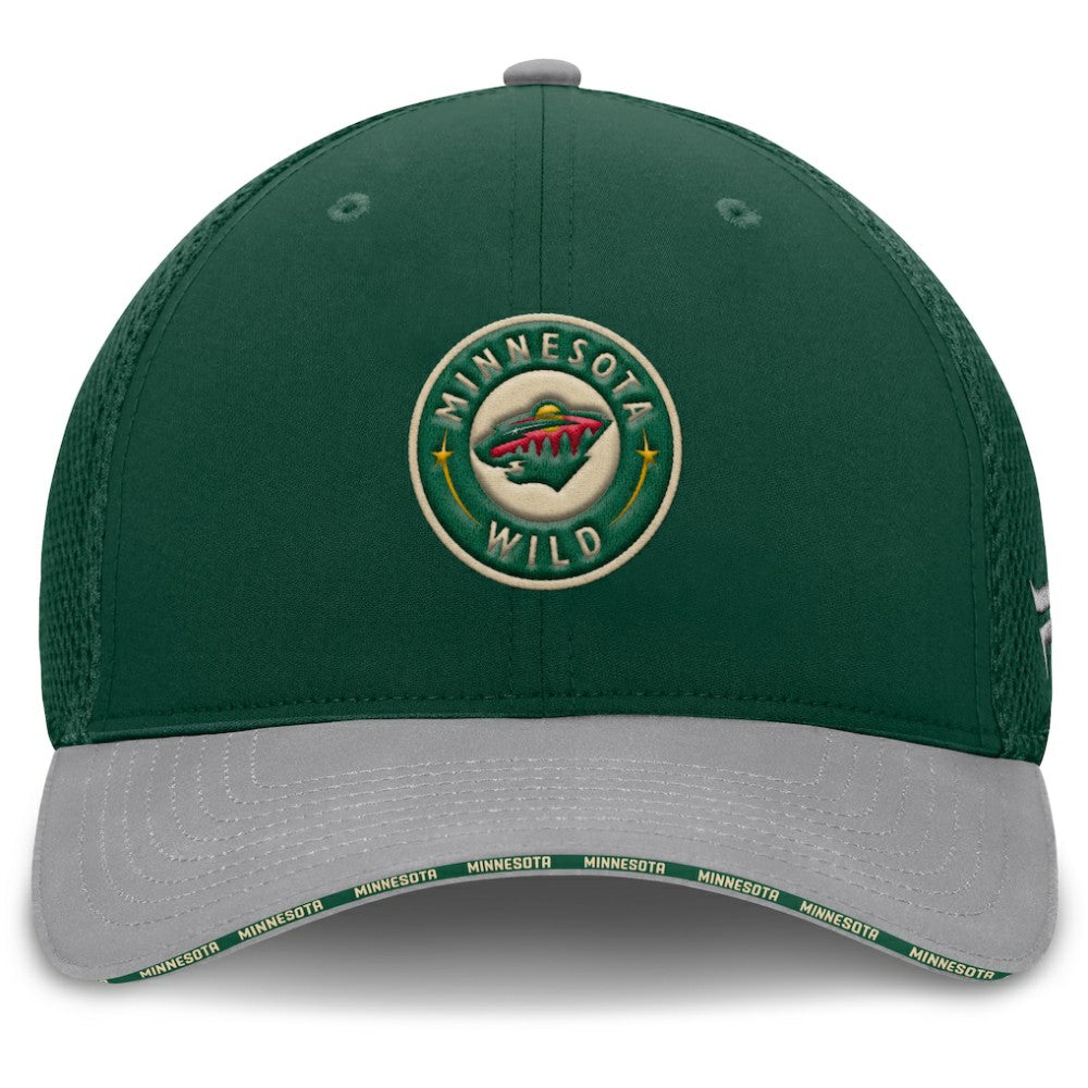 Minnesota Wild Fanatics Fundamentals Span Flex Hat - Green | Fanatics Clearance